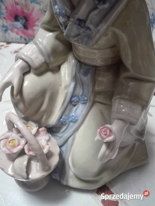 Figurka porcelanowa japonki Rybnik