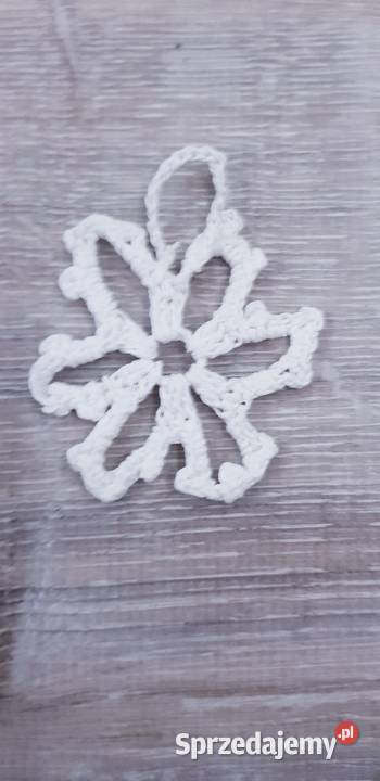 Zestaw starych szydełkowych ozdób na choinkę Dąbrowa Górnicza