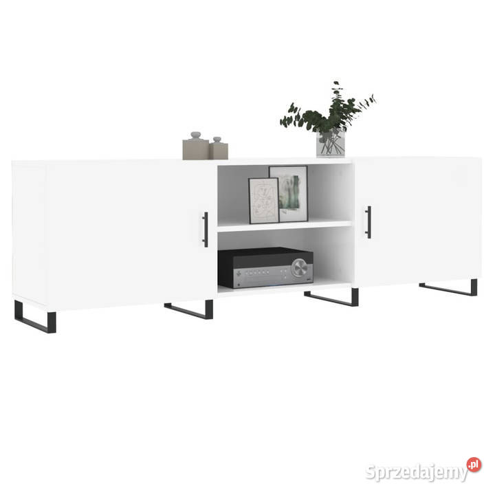 Szafka pod TV wysoki połysk biała 150x30x50 Warszawa