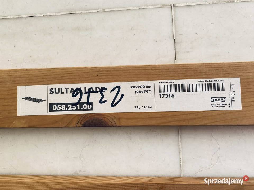 IKEA Sultan Lade stelaż dno łóżka 140x200 200cm Ramy i stelaże Warszawa