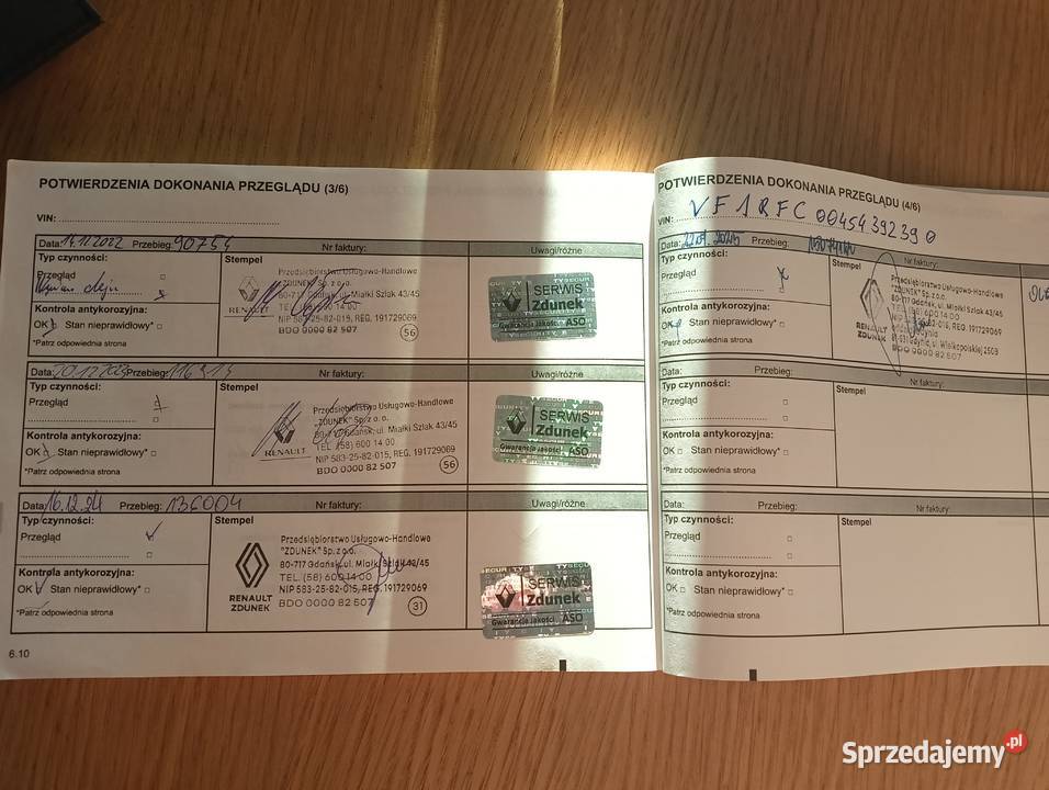 Reanult Espace bezwypadkowy salon Polska Gdańsk