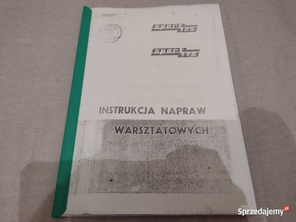 JAWA CZ SPORT 125 175 Instrukcja Napraw Pozostałe Łódź