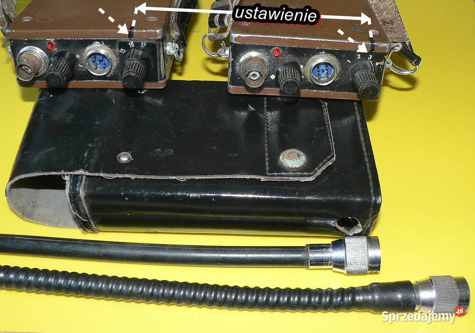 Radiotelefony Unitra Radmor Milicja straż wojsko mazowieckie Radom sprzedam