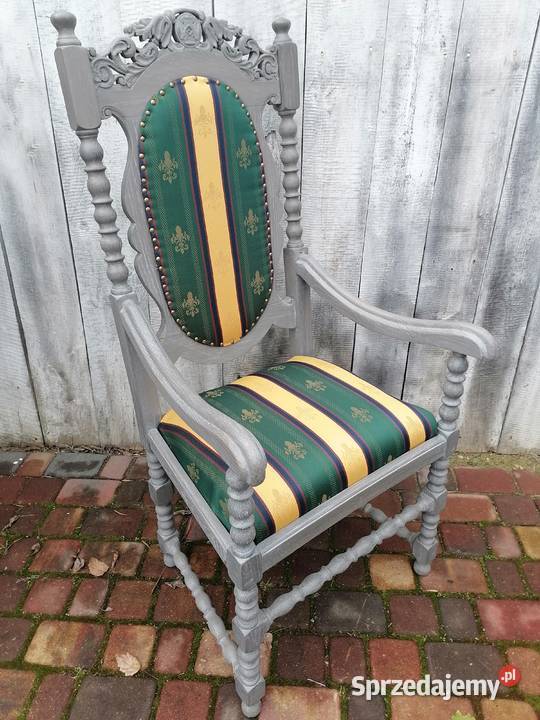 Fotel dębowy gdański Wąwolnica sprzedam
