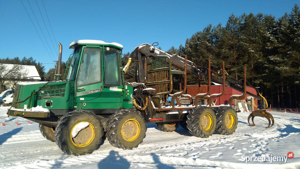 Forwarder TIMBERJACK 1110 D 8x8 Leśnictwo zachodniopomorskie Kamienna