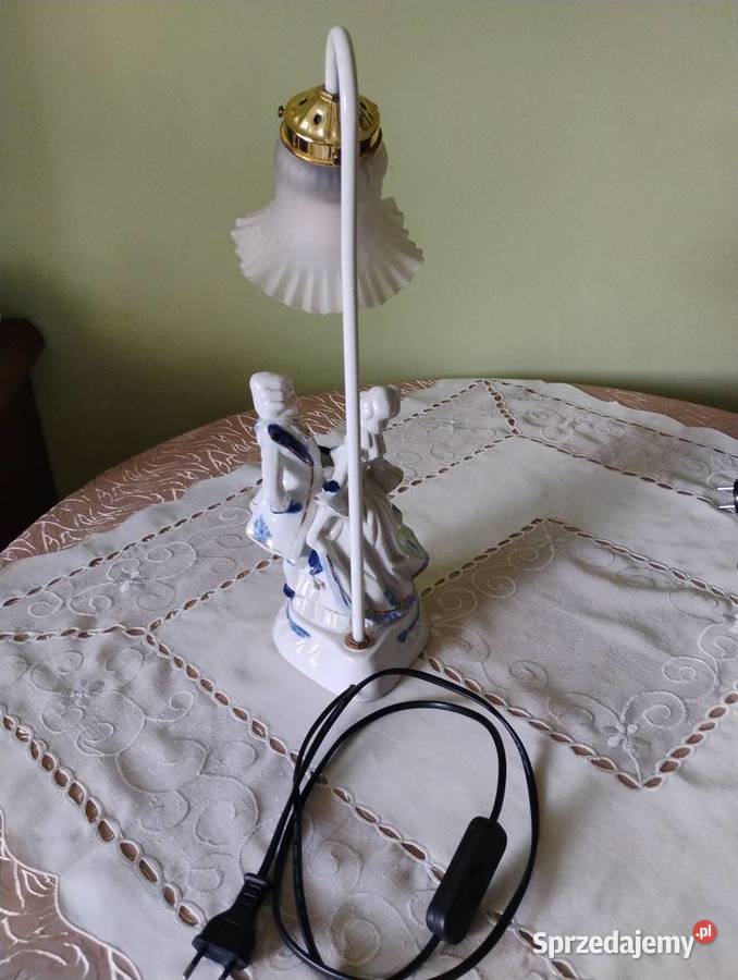 Lampka biurkowa porcelanowa Lampki biurkowe Żory