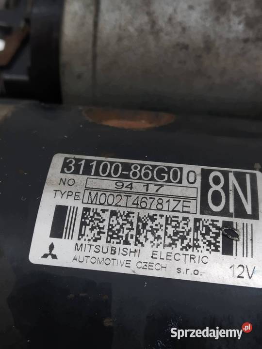 ROZRUSZNIK 3110086G00 16 16V Fiat Sedici I 2005 Układ elektryczny silnika