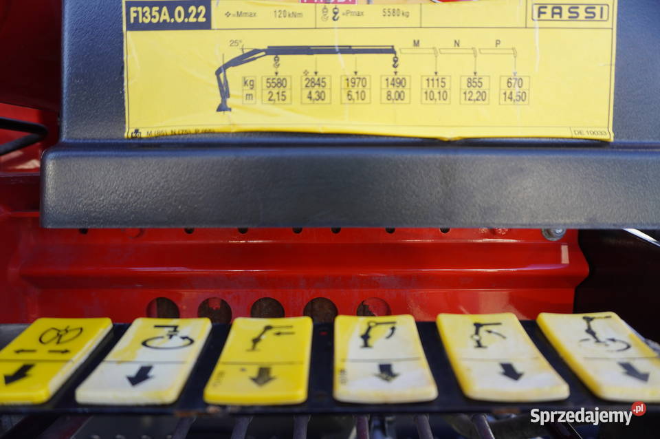 Renault C380 E6 6x4 HDS Fassi F135 2700 MTH Rok produkcji 2016 Wywrotki Kraków sprzedam