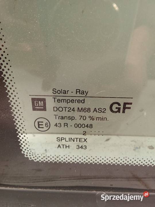 Szyba Boczna Lewa Tylna Opel Omega 96 Oryginał Bralin