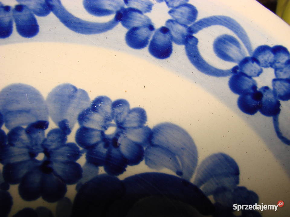 Włocławek fajansowy talerz PRL Pruszcz Gdański sprzedam