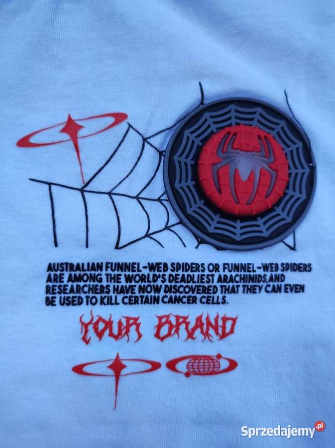 koszulka tshirt z pająkiem świecąca your brand Bluzki, koszulki i kaftaniki świętokrzyskie Kielce