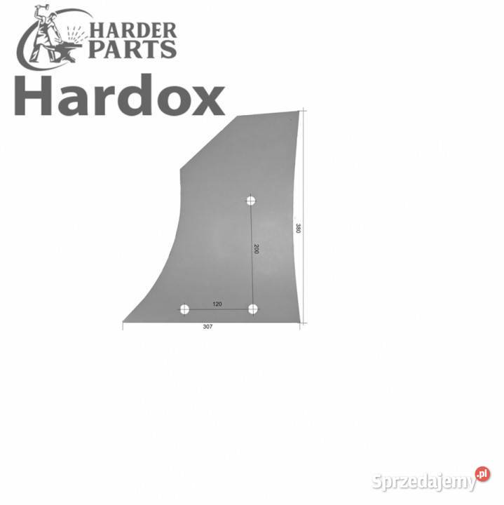Pierś HARDOX RS28007L części do pługa RUMPTSTAD