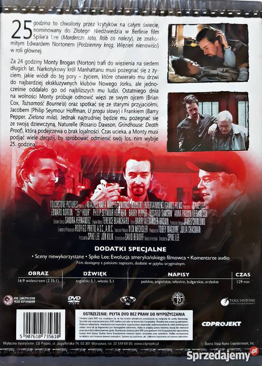 25 GODZINA EDWARD NORTON MOCNY SEANS wielkopolskie