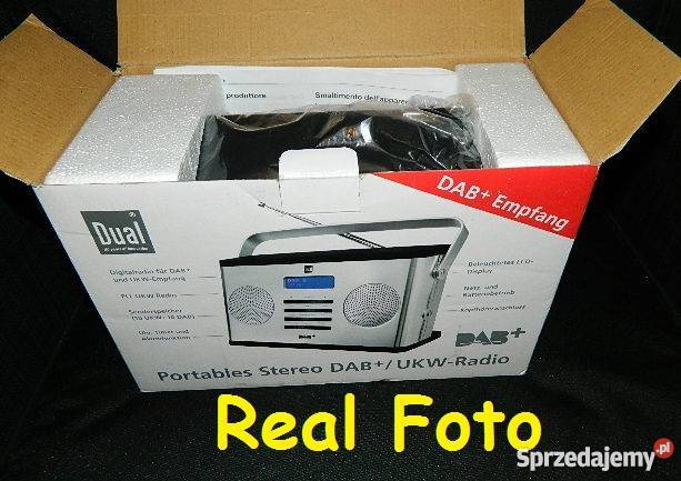 Radio Cyfrowe DABDAB Dual DAB 10S FM Srebrne
