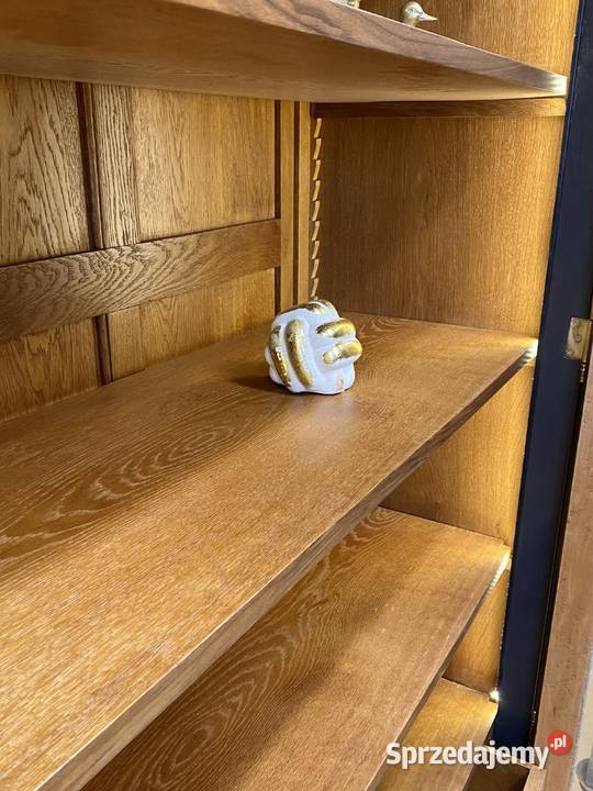 BIBLIOTEKA 2drzwiowa witryna antracyt Louis XV mazowieckie Warszawa