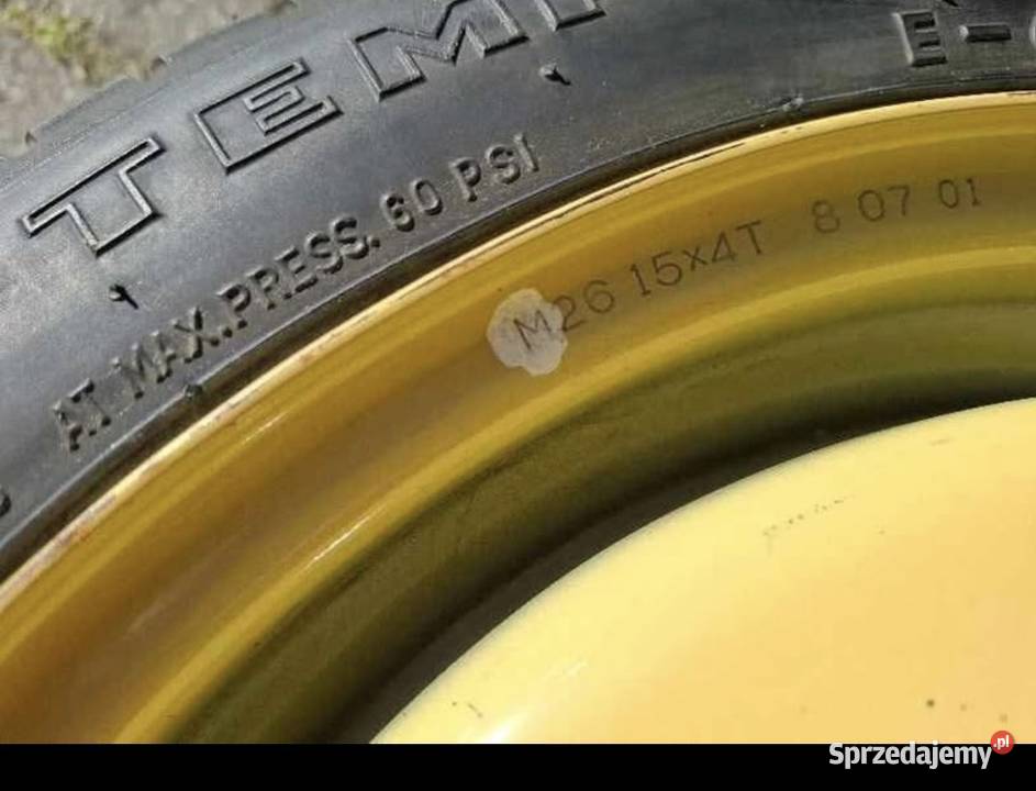 Koło Zapasowe Dojazdówka Mazda 3 BK5 6 323 Sztum