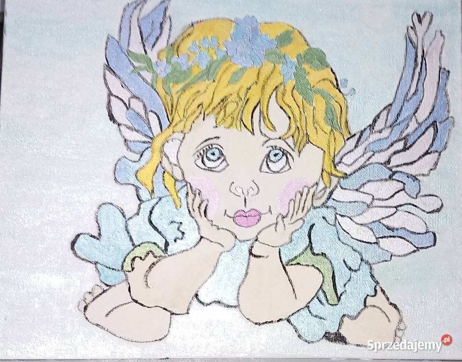 Aniołek wielokolorowy