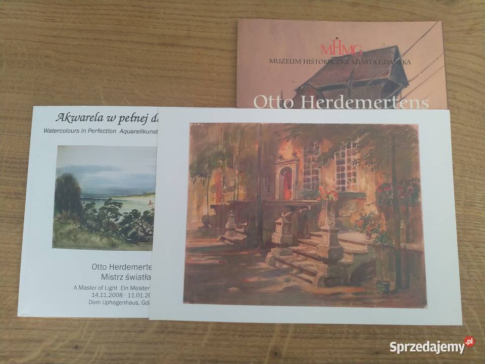 Otto Herdemertens 18911960 zbiór akwareli MHMG Poradniki, albumy i reportaże Gdańsk
