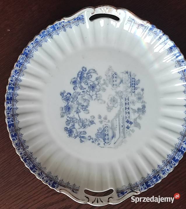 CHINA BLAU duża patera z uchwytami 265 x 35 Pabianice