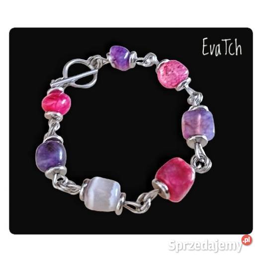 Bransoletka handmade ze stali szlachetnej z Ciechanów