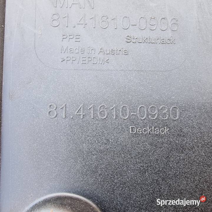 MAN TG3 TGS OSŁONA ZAŚLEPKA MASKOWNICA