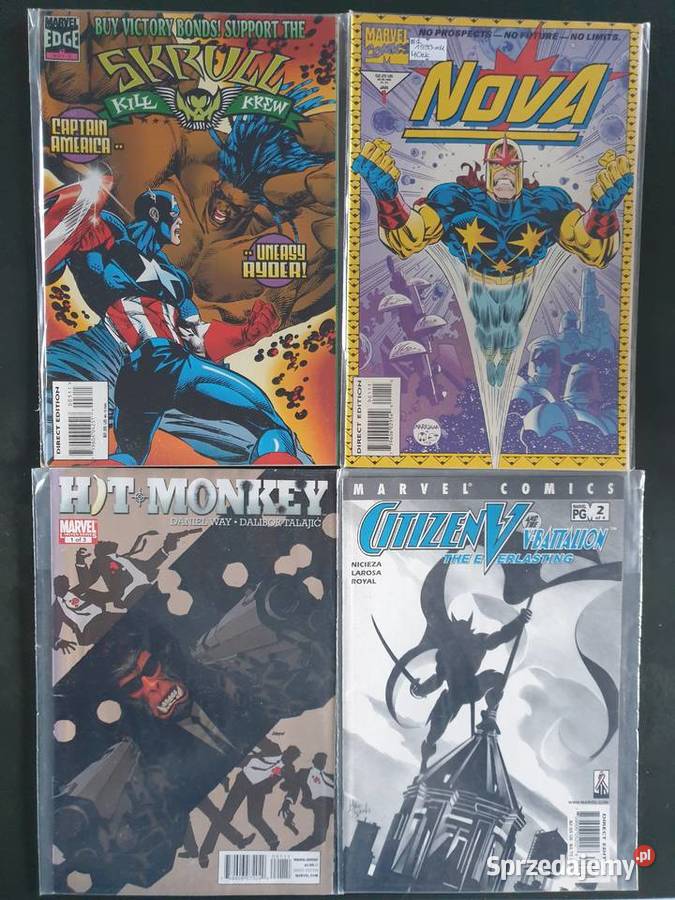 Kolekcja 28 oryginalnych komiksów USA