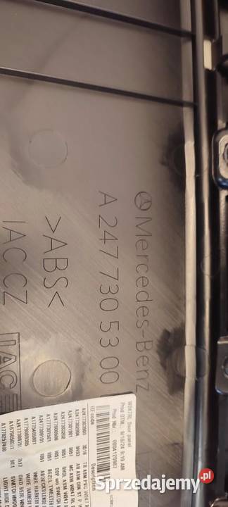 MERCEDES W247 BOCZEK DRZWI LEWY TYŁ A2477305300 dolnośląskie sprzedam