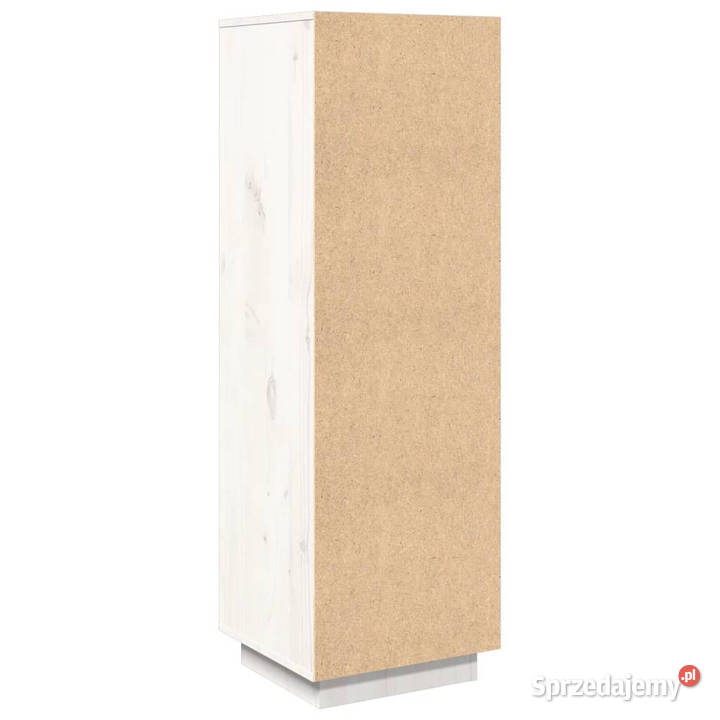 Wysoka szafka biała 38x35x117 lite drewno Pozostałe Warszawa