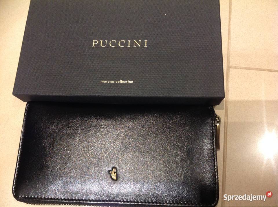 Duży Portfel Skórzany na Suwak Damski PUCCINI Dla kobiet