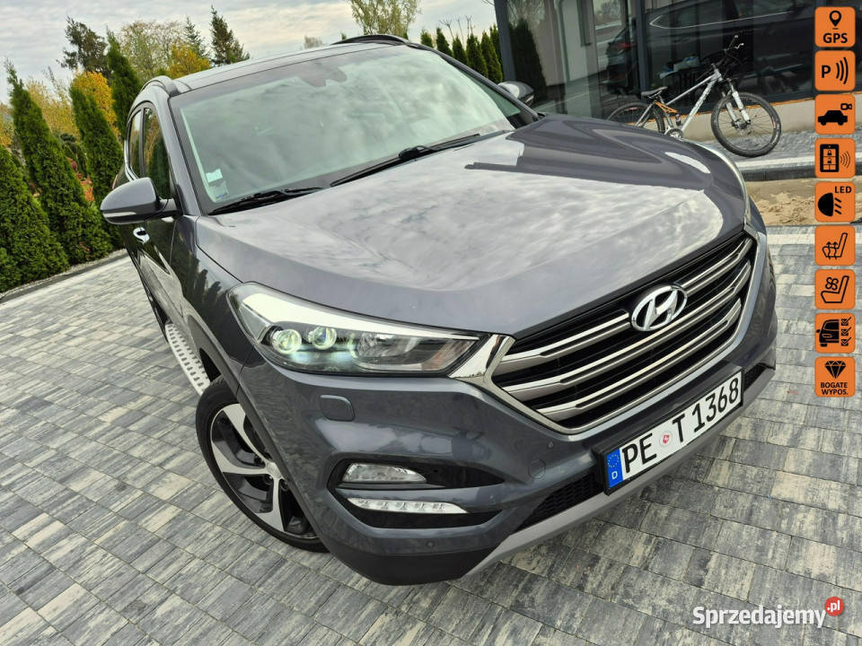 Hyundai Tucson 17crd 140 automat grzane przyciemniane szyby Drelów