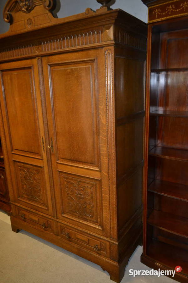 szafa neorenesansowa 1900 dąb Będzin