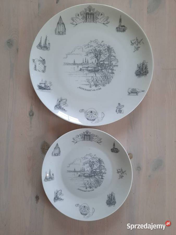 Talerze pamiątkowe Rosenthal RodeZerrath Hamburg Jelenia Góra