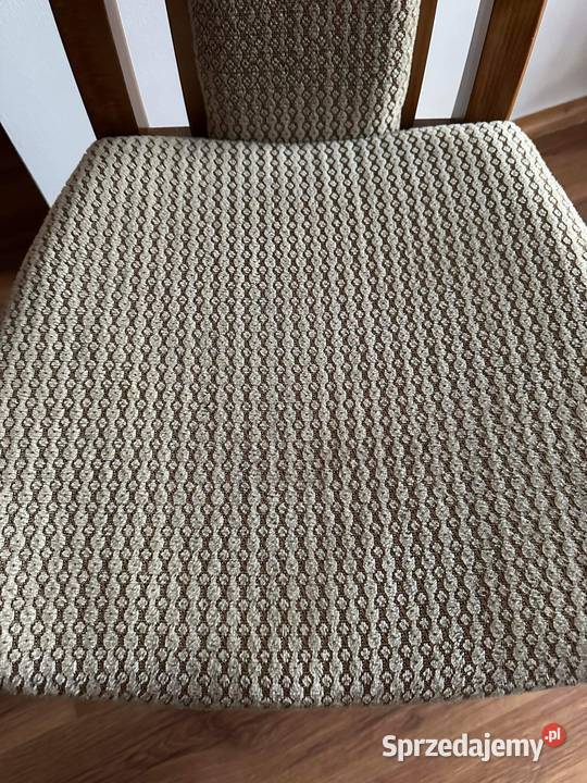 6 krzeseł drewnianych wielkopolskie Borek Wielkopolski