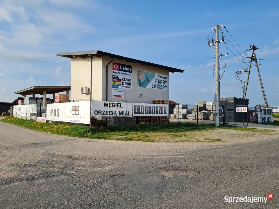 Sprzedam Wynajmę firmę HURTOWNIE BUDOWLANĄ Skomlin