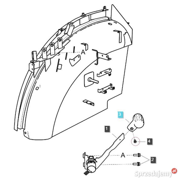 Śruba krzyżakowa M4 x 07 LS Tractor S220401011 Tajęcina