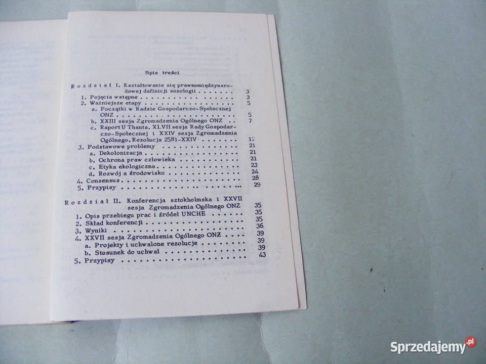Prawnomiędzynarodowe zasady sozologii Stosunki Rok wydania 1975 sprzedam