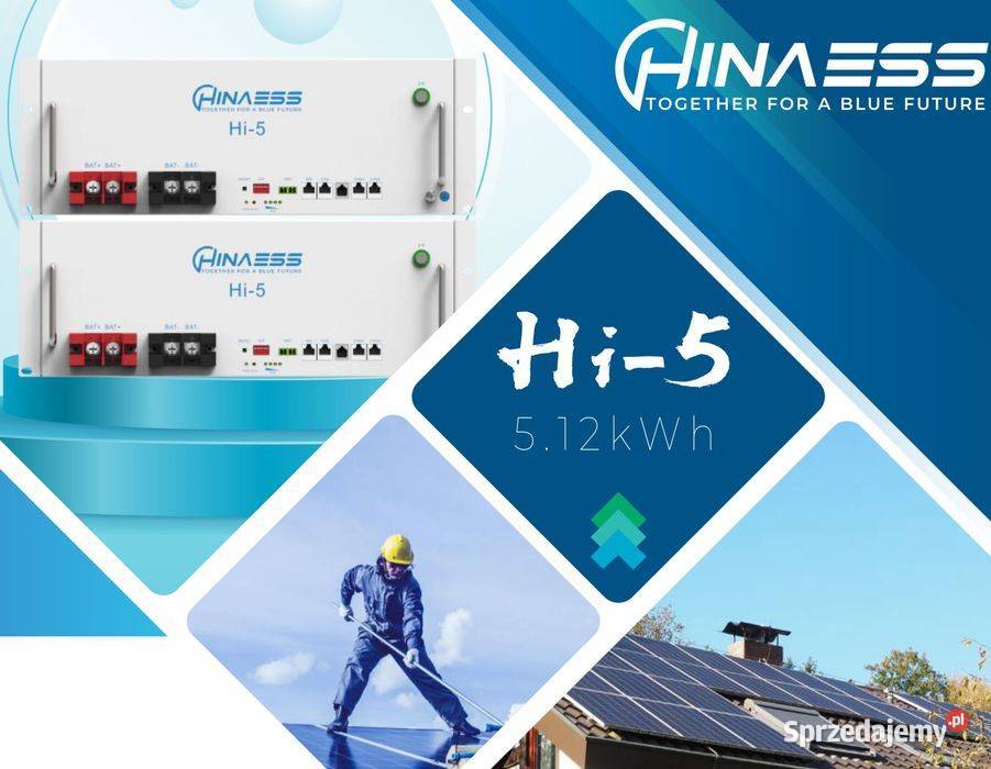 HinaESS Magazyn energii Hi5 512kWh z BMS 2999 z sprzedam