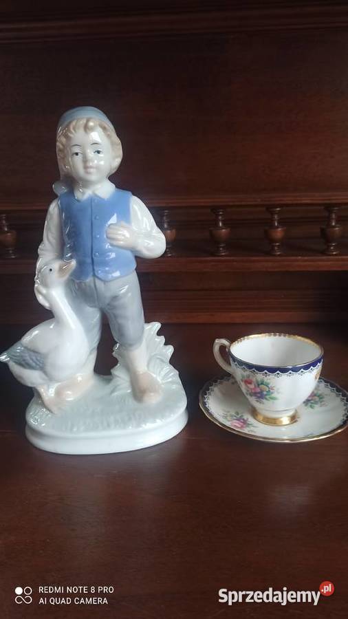 Figurka chłopca z gąską
Nils Holgersson Garden Gdańsk