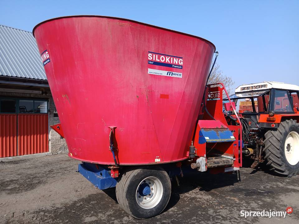 Paszowóz pionowy Siloking 14 m3 Typ MP 14 nieuszkodzony Ryki