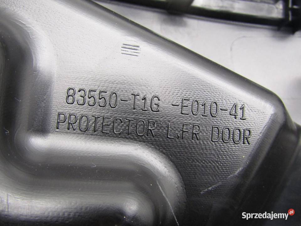 BOCZEK TAPICERKA DRZWI LEWY PRZÓD PRZEDNI HONDA lubelskie