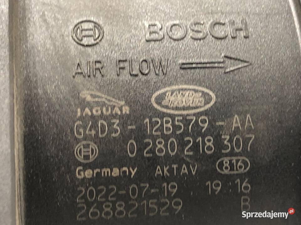 PRZEPŁYWOMIERZ JAGUAR XF II 0280218307 20 180 podkarpackie