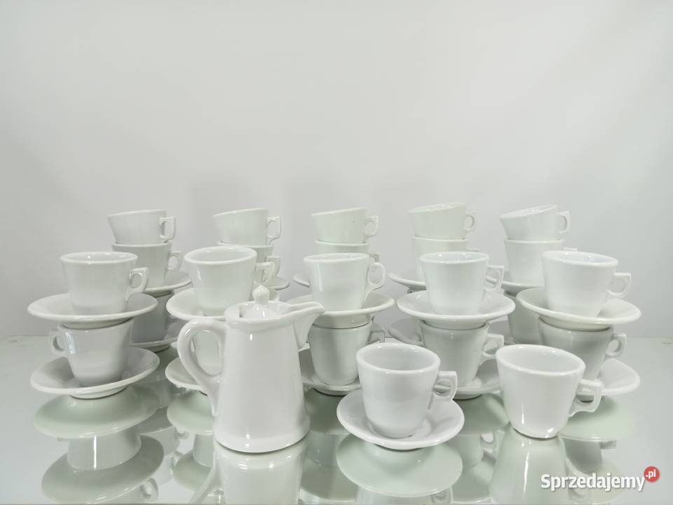 Zestaw filiżanek Porzellanmanufaktur Friedrich Porcelana i szkło Zielona Góra