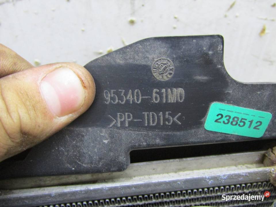 CHŁODNICA WODY KLIMY 16 SUZUKI SX4 SCROSS