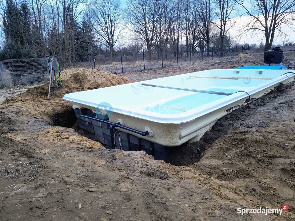 Nowoczesny basen rodzinny do ogrodu VENEZIA 81 x Radomsko
