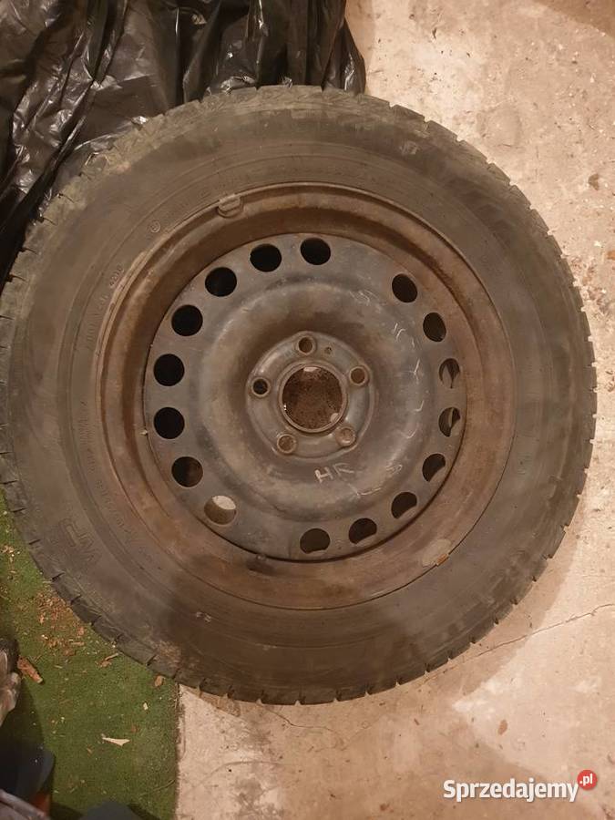 Koła felgi stalowe opony zimowe kołpaki 4 sztuki Tuszyn