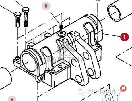 Massey Ferguson 8470 8480 Łożysko Mocowanie sprzedam