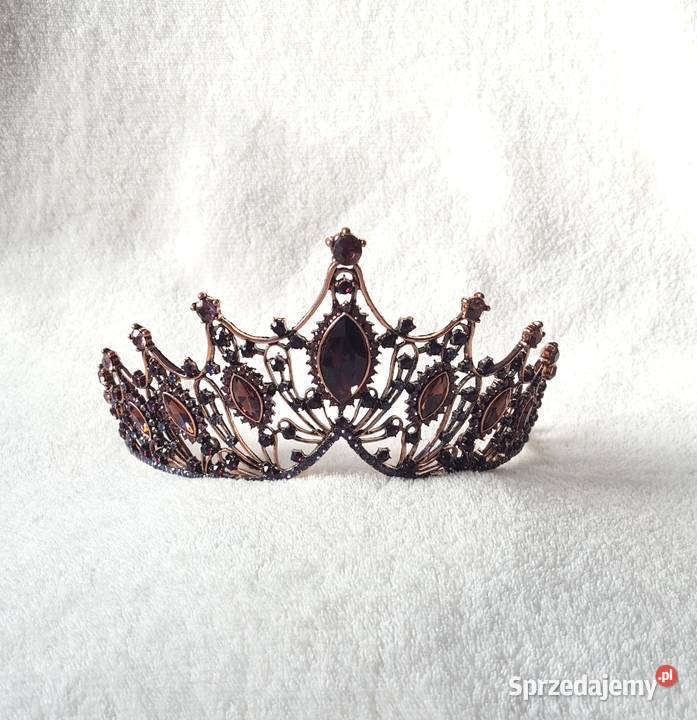 Korona czarna królowa wróżka wiedźma bal wesele Szczecin sprzedam