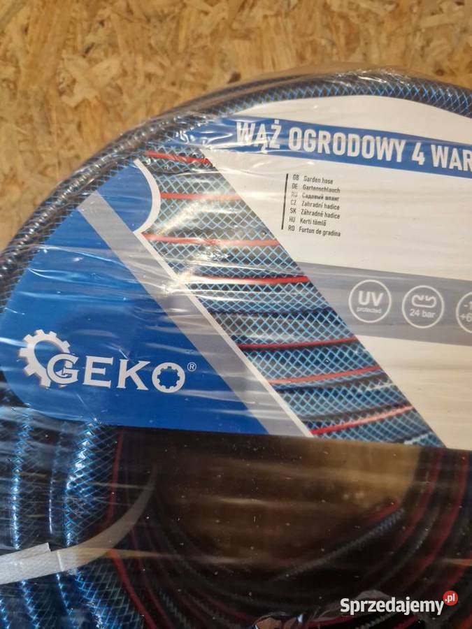 Wąż ogrodowy 4 Warstwowy 34 30m GEKO wielkopolskie
