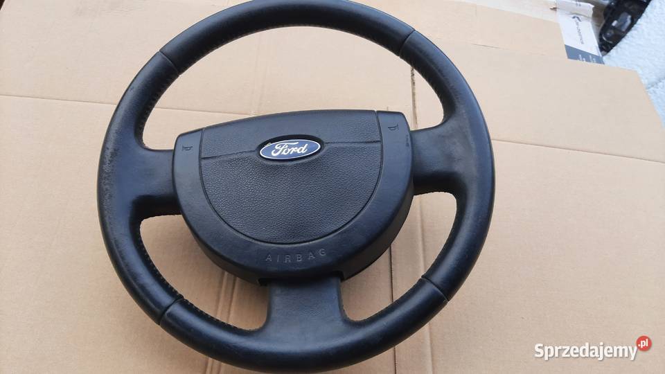 kierownica skórzana Ford Fiesta mk6 0208r Fusion Dębno