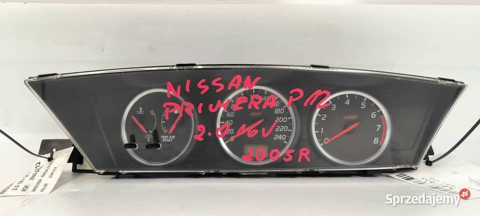 LICZNIK ZEGAR NISSAN PRIMERA Lipno